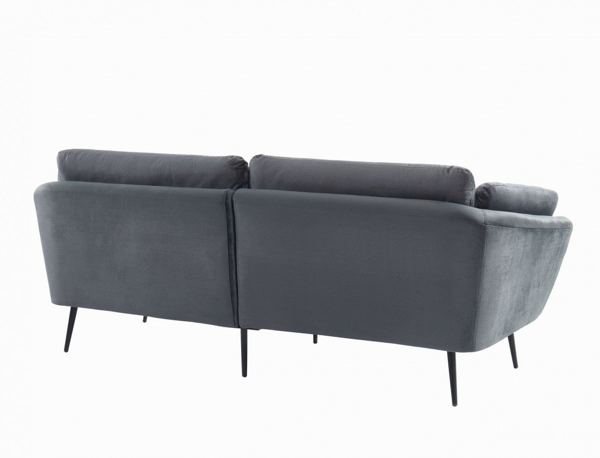 VALLEY 84" GRAY SOFA - Varnish & Vibe