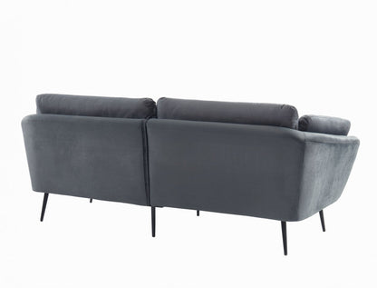 VALLEY 84" GRAY SOFA - Varnish & Vibe