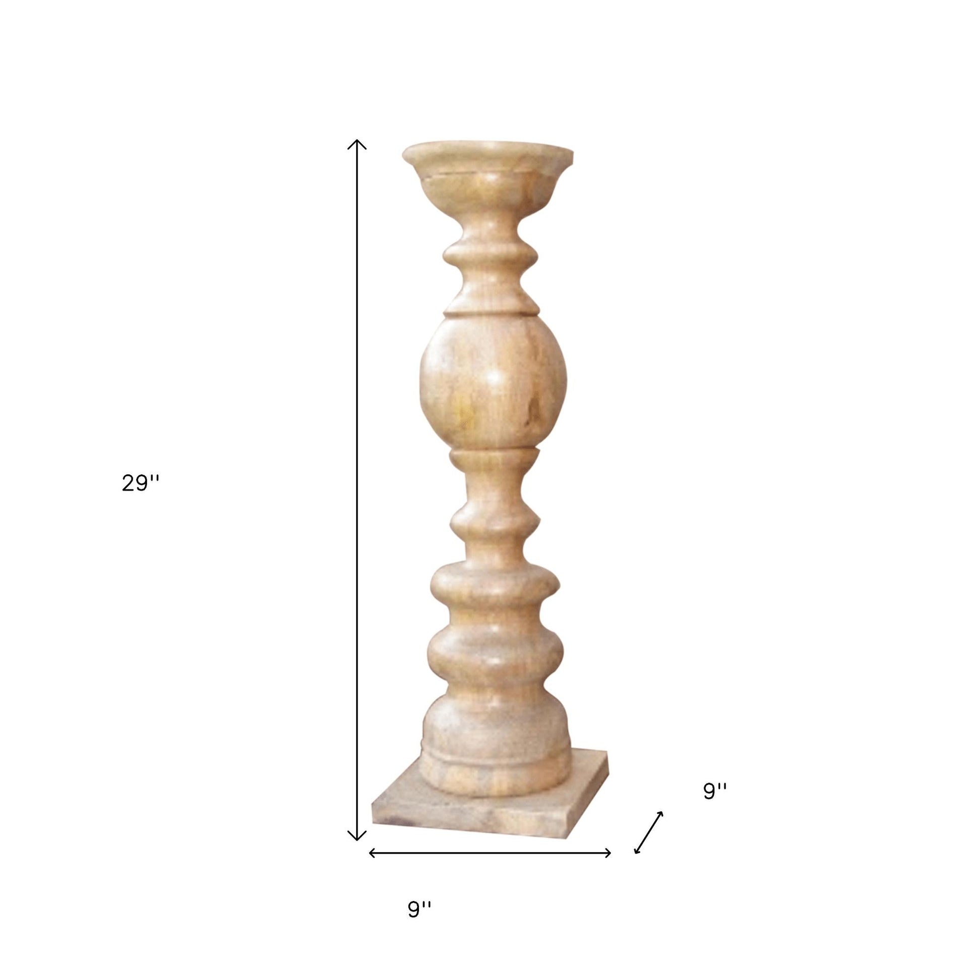 pillar floor candlestick