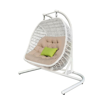 LAKEVIEW WHITE OUTDOOR SWING CHAIR