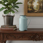 CALABASAS 10" BLUE AND BLACK METAL JUG VASE - Varnish & Vibe