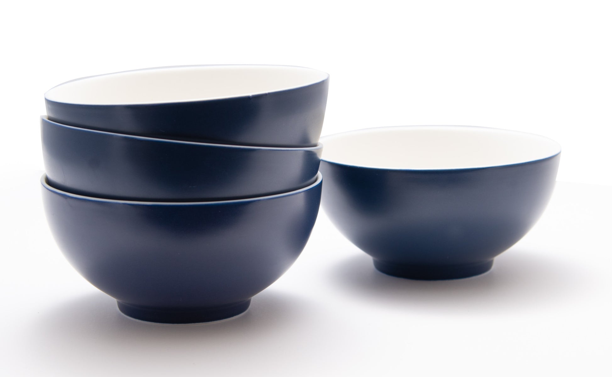 BLUE AND WHITE PORCELAIN BOWLS SET OF FOUR - Varnish & Vibe