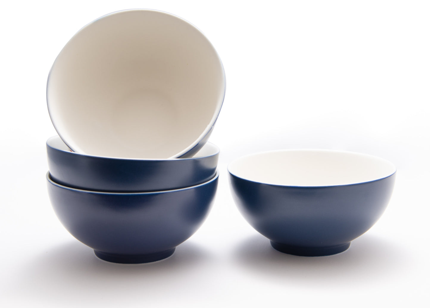 BLUE AND WHITE PORCELAIN BOWLS SET OF FOUR - Varnish & Vibe