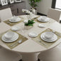 LAUREL 18" SET OF FOUR GOLD VINYL PLACEMATS