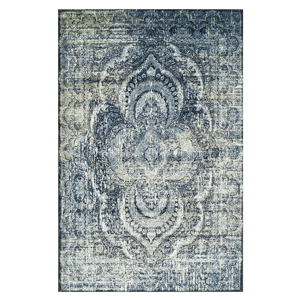OCEAN 4' x 6' TAUPE ABSTRACT AREA RUG