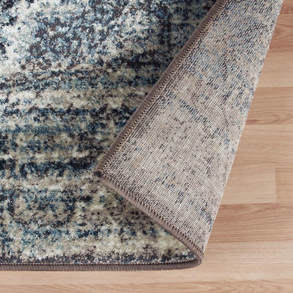 OCEAN 4' x 6' TAUPE ABSTRACT AREA RUG