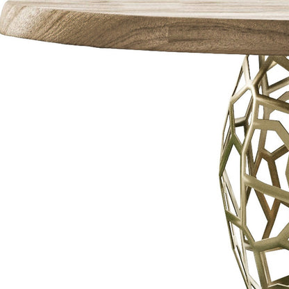 VALLEY 47" ROUND WOOD DINING TABLE - Varnish & Vibe