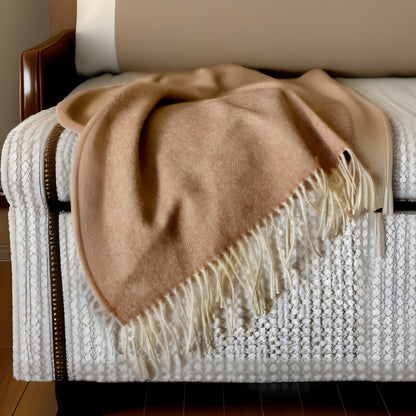 wool throw, alpaca throw, wool, alpaca, fringed throw, solid throw