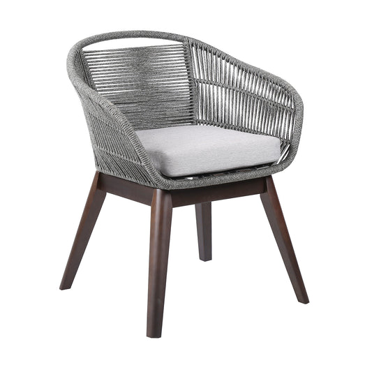 LAKEVIEW DARK WOOD OUTDOOR DINING CHAIR