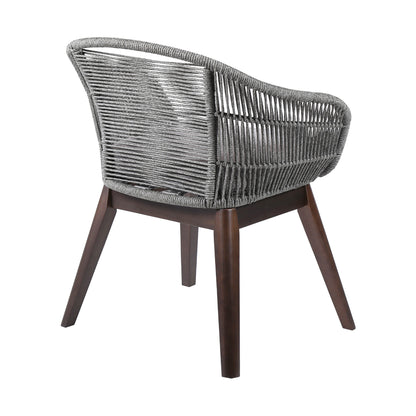 LAKEVIEW DARK WOOD OUTDOOR DINING CHAIR