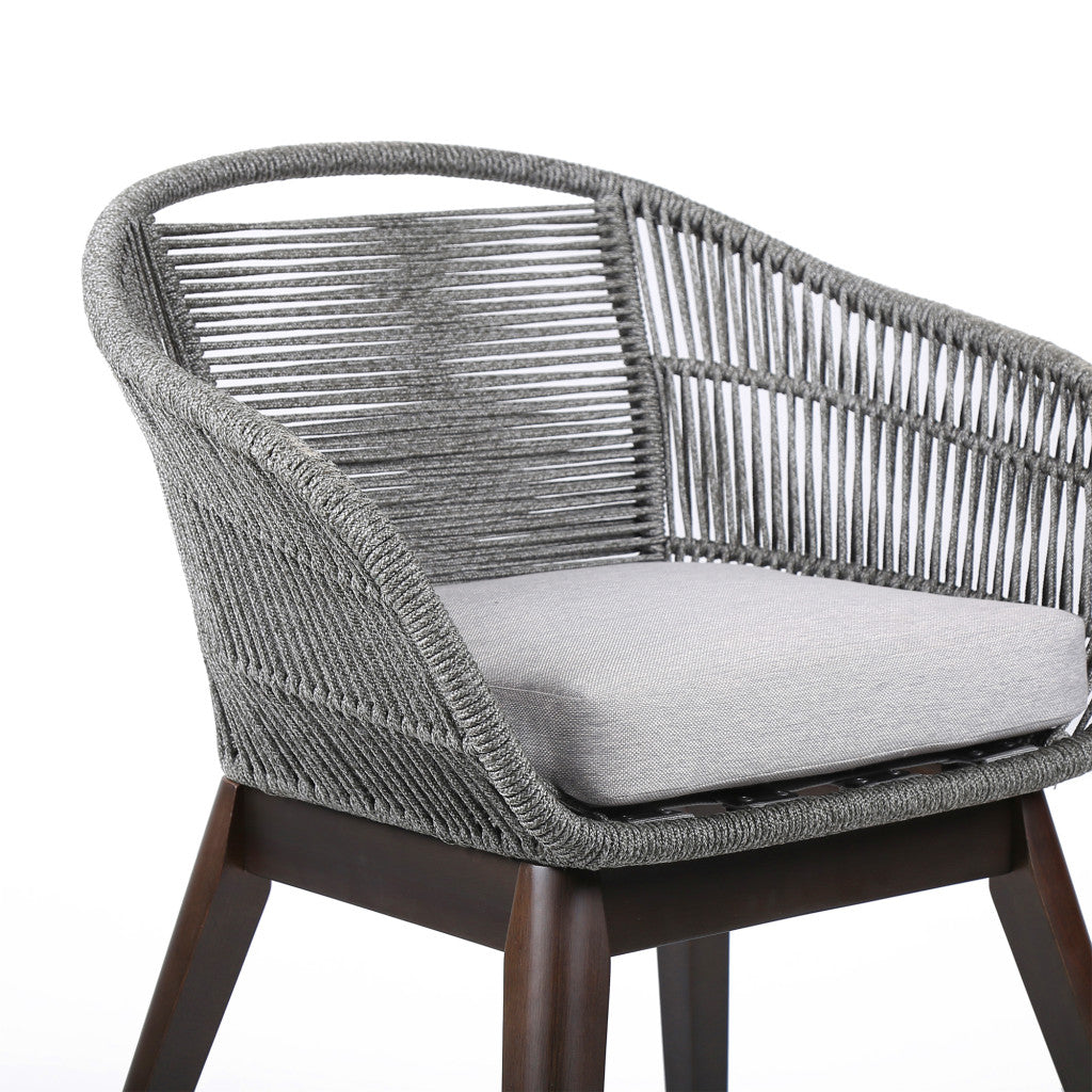 LAKEVIEW DARK WOOD OUTDOOR DINING CHAIR