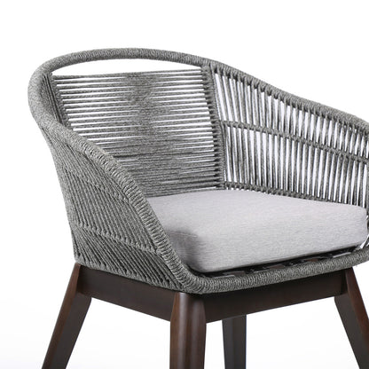 LAKEVIEW DARK WOOD OUTDOOR DINING CHAIR