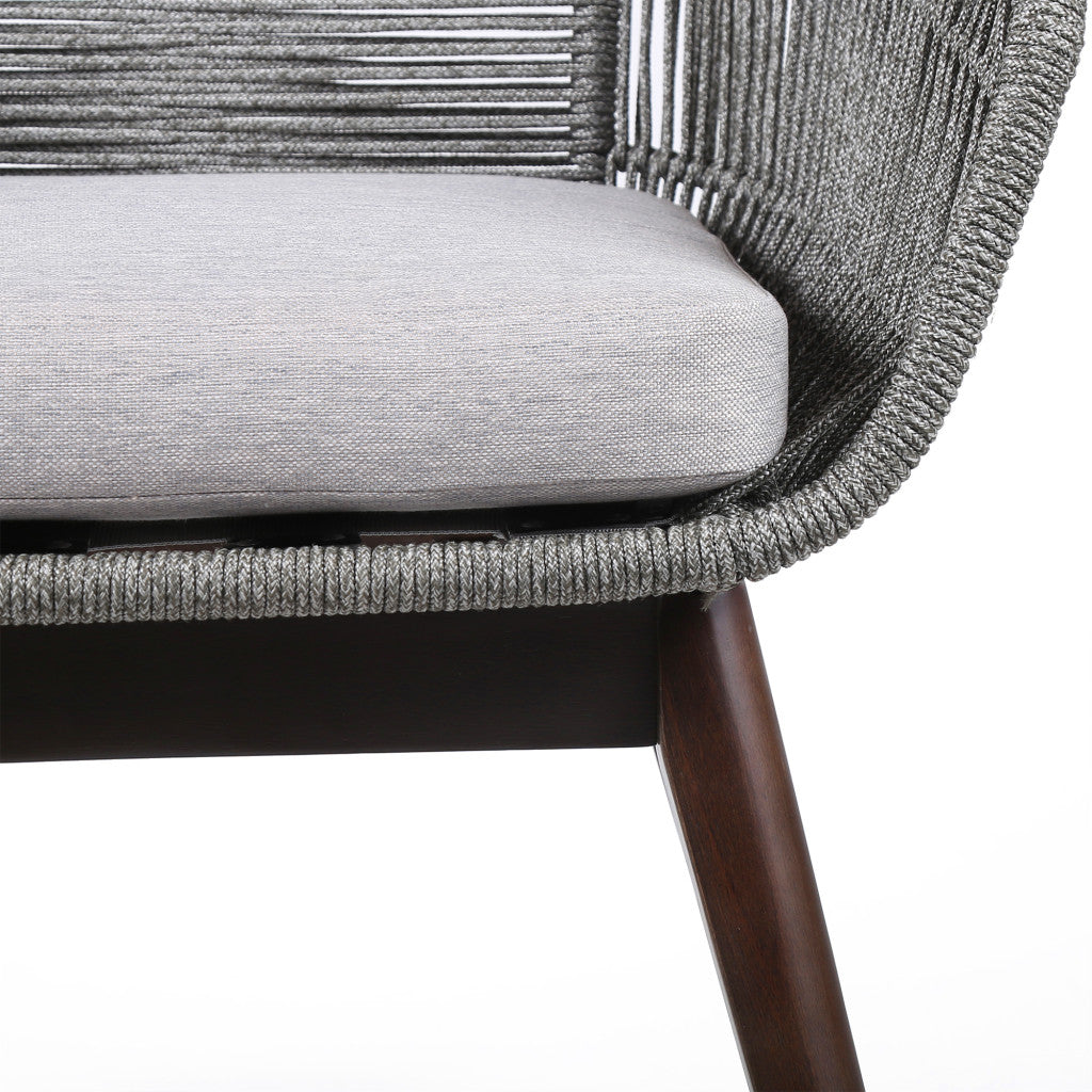 LAKEVIEW DARK WOOD OUTDOOR DINING CHAIR