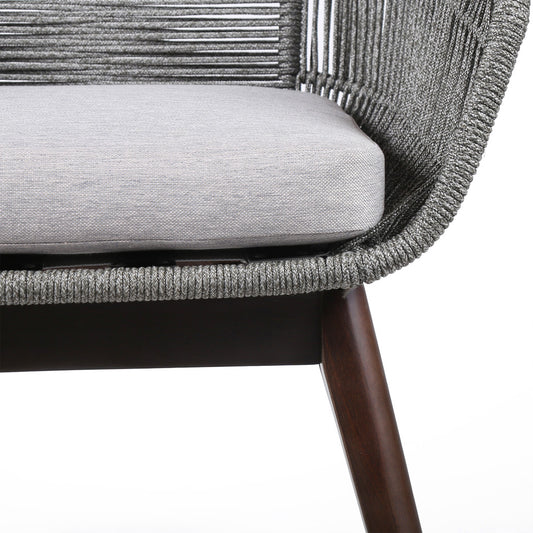 LAKEVIEW DARK WOOD OUTDOOR DINING CHAIR