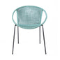 LAKEVIEW SET OF TWO GREEN OUTDOOR DINING CHAIRS