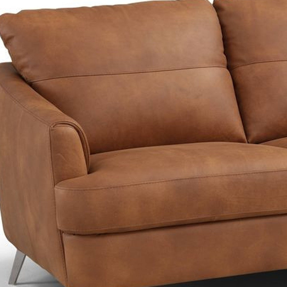 VALLEY 81" ITALIAN LEATHER SOFA - Varnish & Vibe