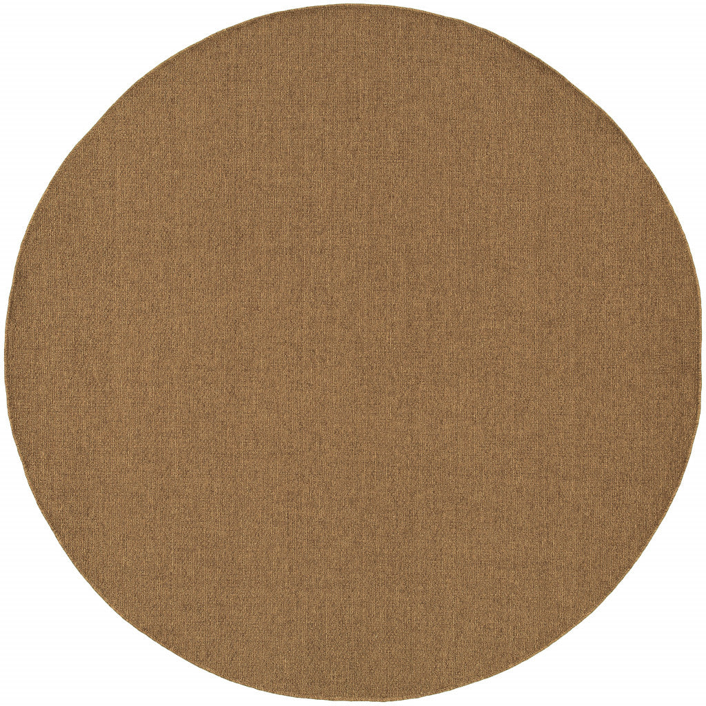 LAKEVIEW 8' TAN ROUND OUTDOOR RUG