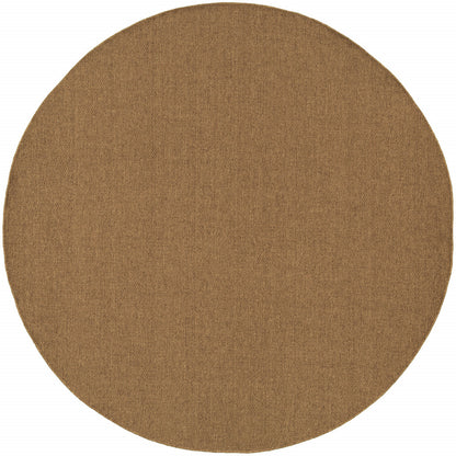 LAKEVIEW 8' TAN ROUND OUTDOOR RUG