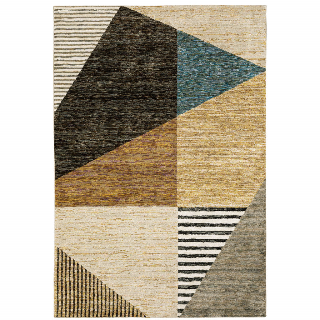 MANHATTAN GEOMETRIC RUG - Varnish & Vibe