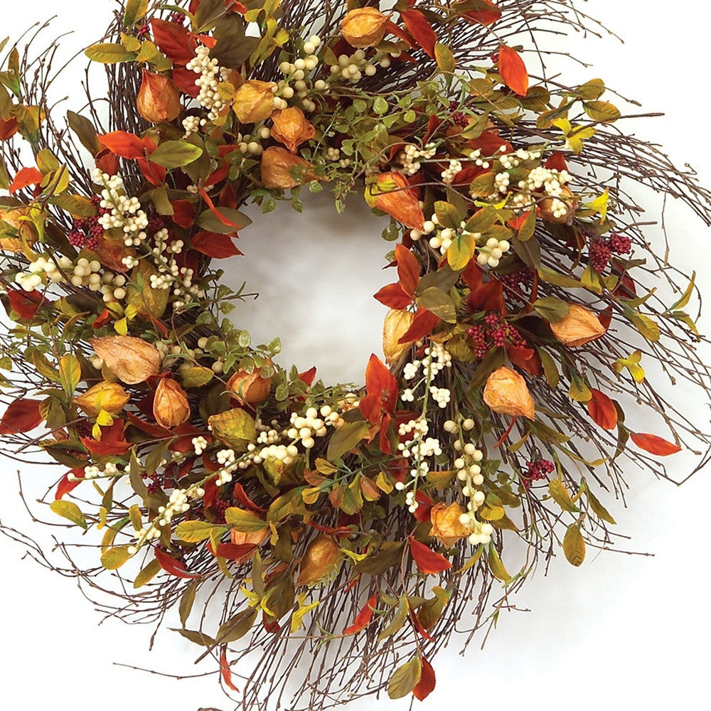 Fall, Harvest, Wreath, Twig
