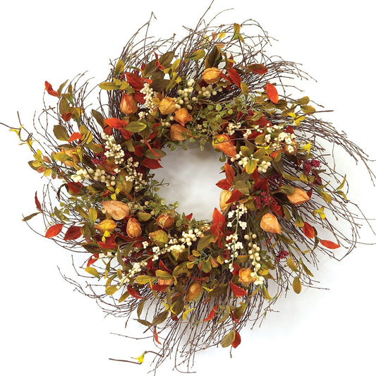 Fall, Harvest, Wreath, Twig
