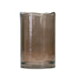 OCEAN 8" BROWN CYLINDER GLASS TABLE VASE