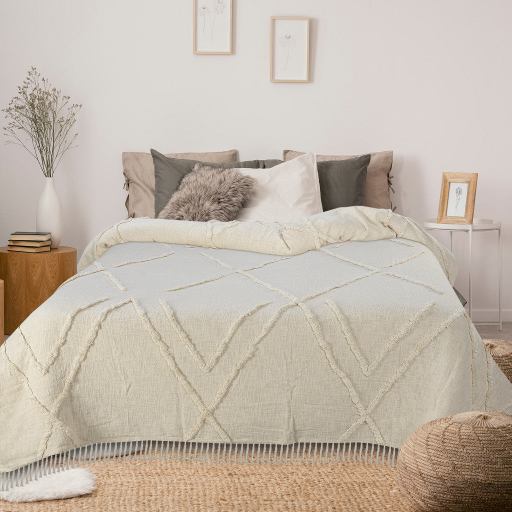 HERMOSA GEOMETRIC THROW BLANKET - Varnish & Vibe