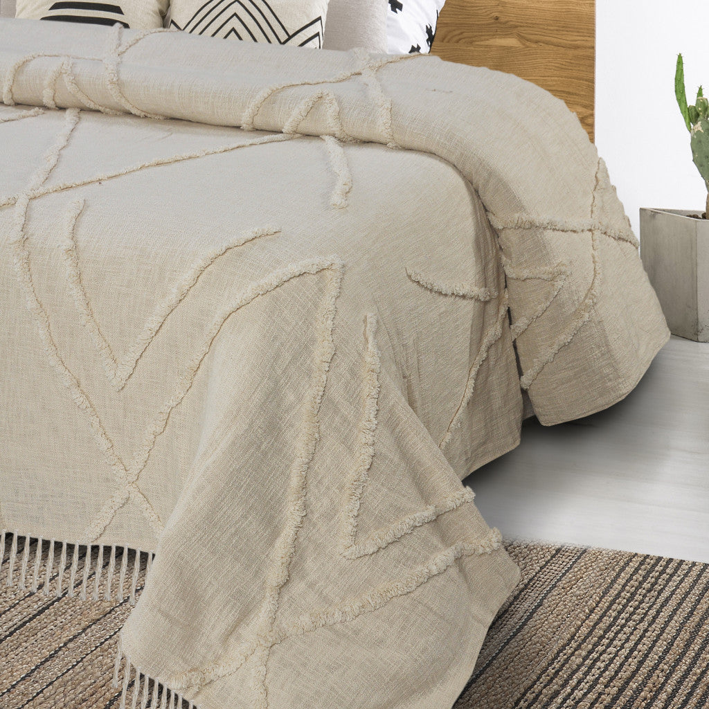 HERMOSA GEOMETRIC THROW BLANKET - Varnish & Vibe