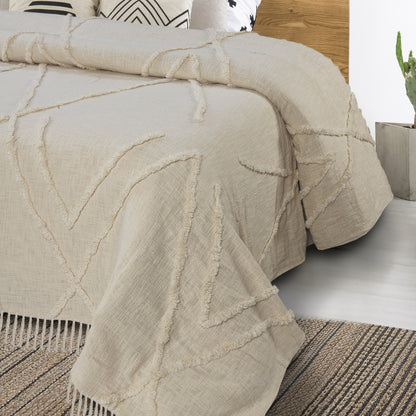 HERMOSA GEOMETRIC THROW BLANKET - Varnish & Vibe