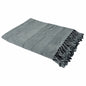 LAKEVIEW MOONLIGHT BLUE ORGANIC COTTON THROW BLANKET