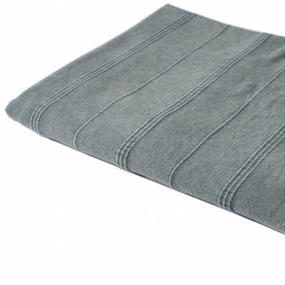 LAKEVIEW MOONLIGHT BLUE ORGANIC COTTON THROW BLANKET