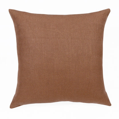 MALIBU 20" BROWN LINEN THROW PILLOW - Varnish & Vibe
