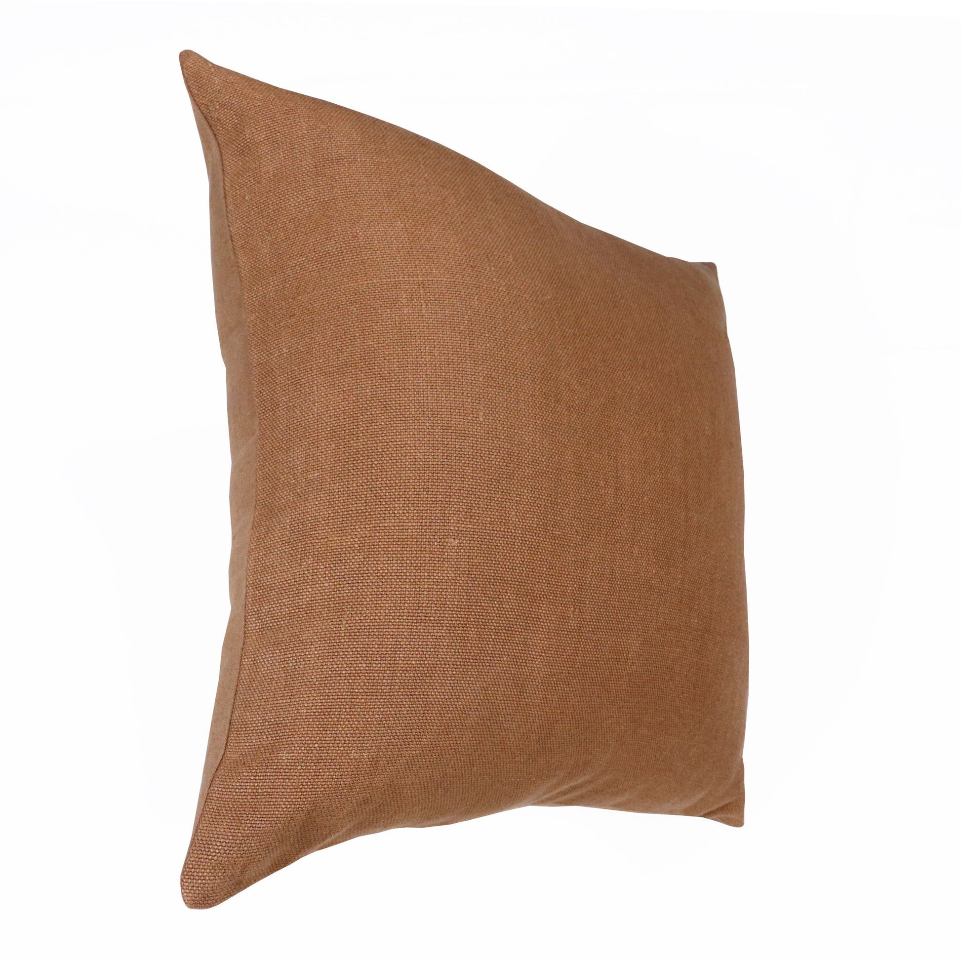 MALIBU 20" BROWN LINEN THROW PILLOW - Varnish & Vibe