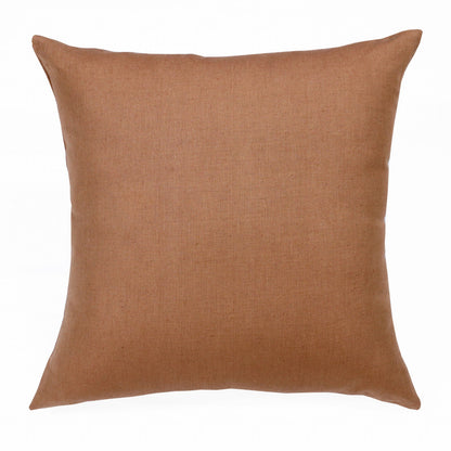 MALIBU 20" BROWN LINEN THROW PILLOW - Varnish & Vibe