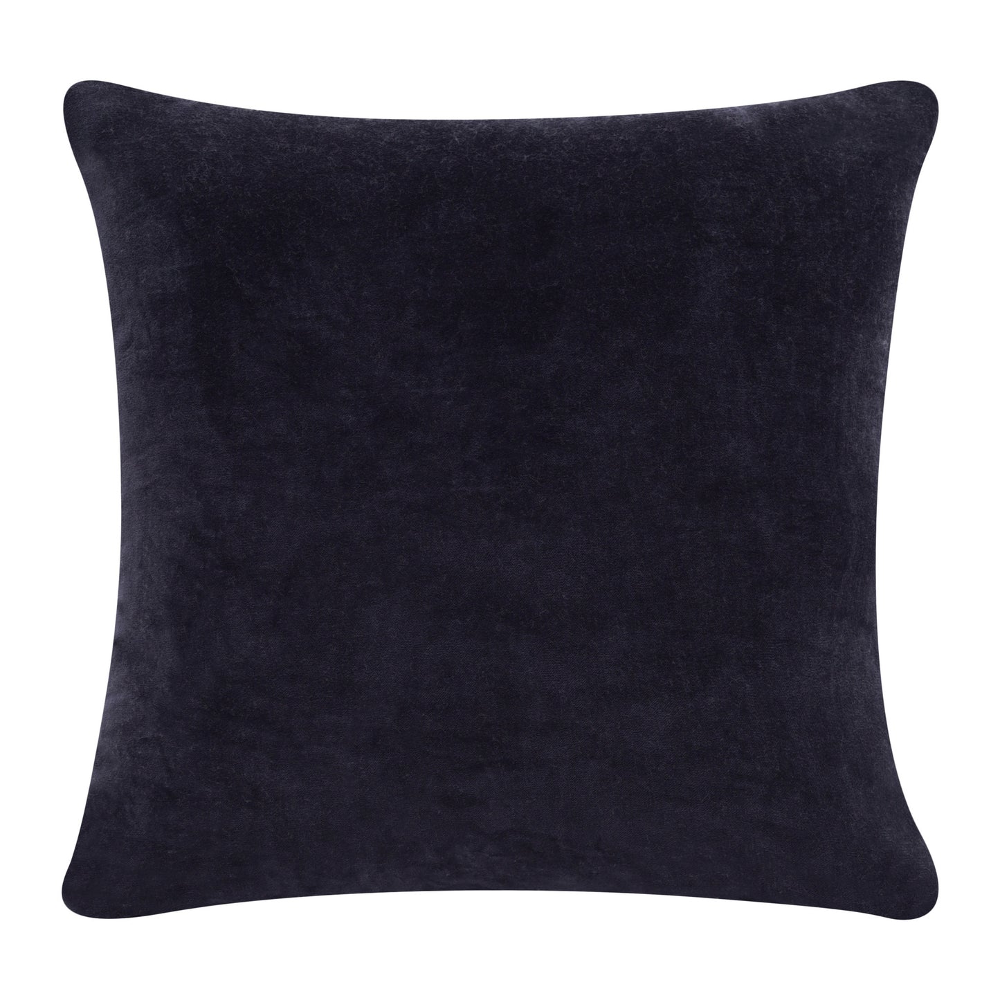 Black pillow on a white background