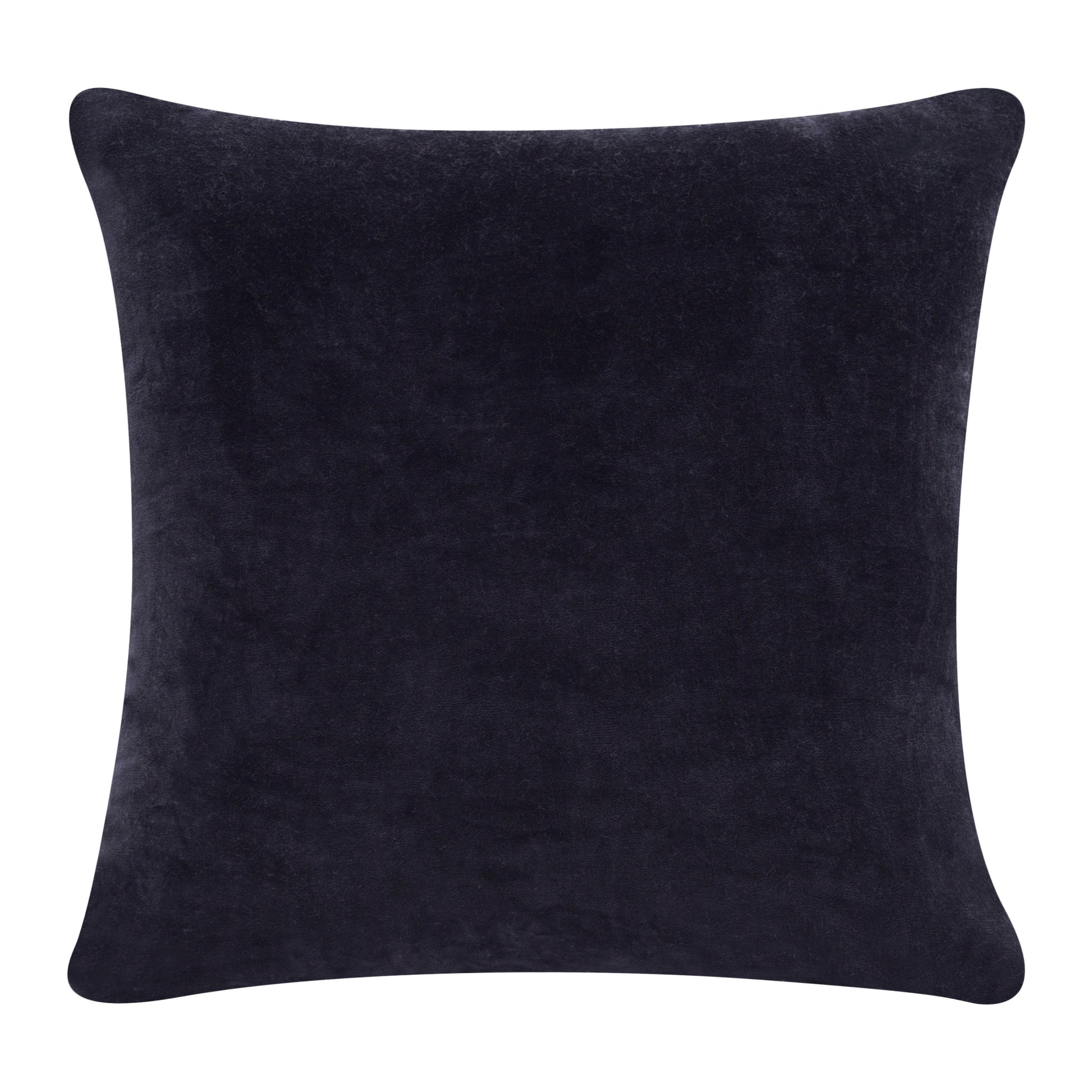 Black pillow on a white background