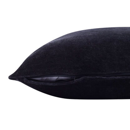 Black pillow on a white background
