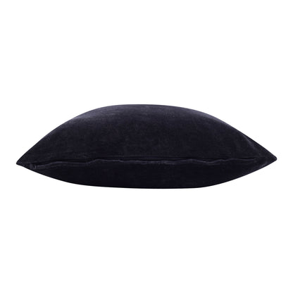 Black pillow on a white background