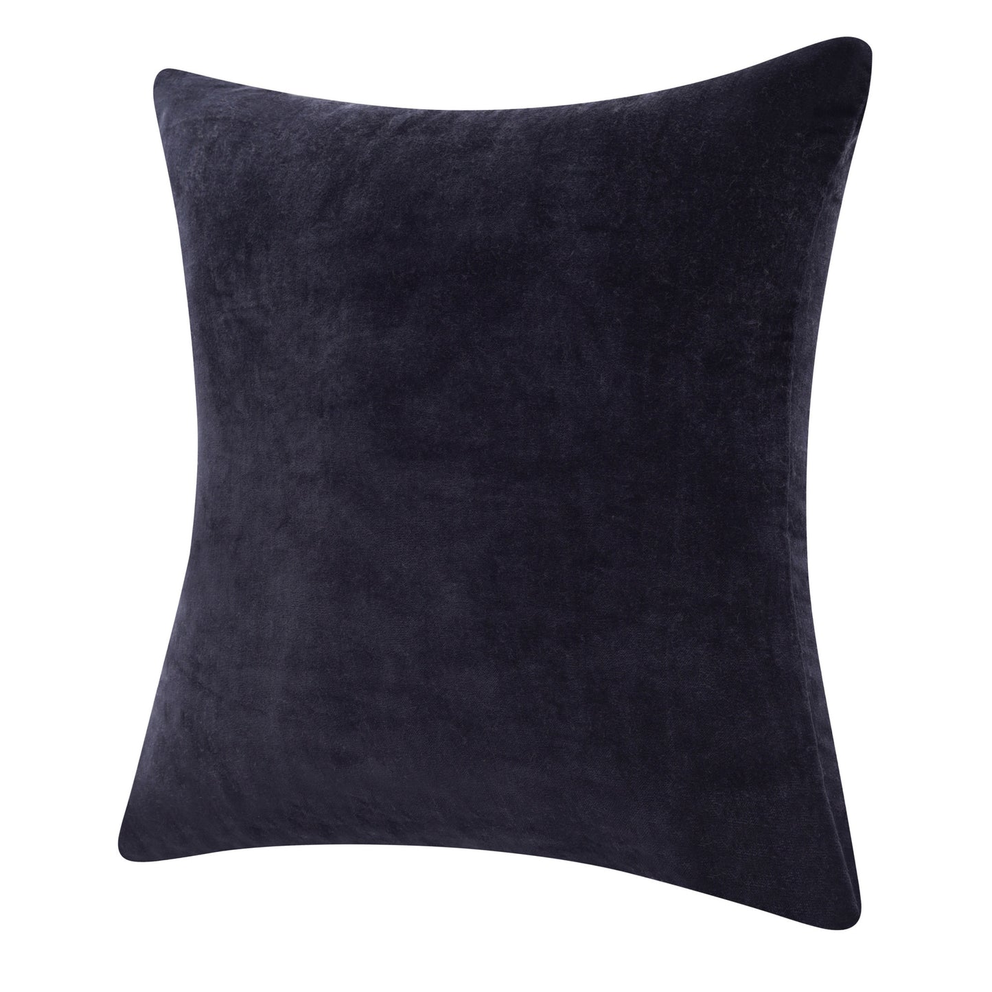 Black pillow on a white background
