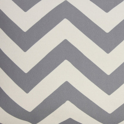 LAKEVIEW 14" x 20" GRAY CHEVRON OUTDOOR THROW PILLOW