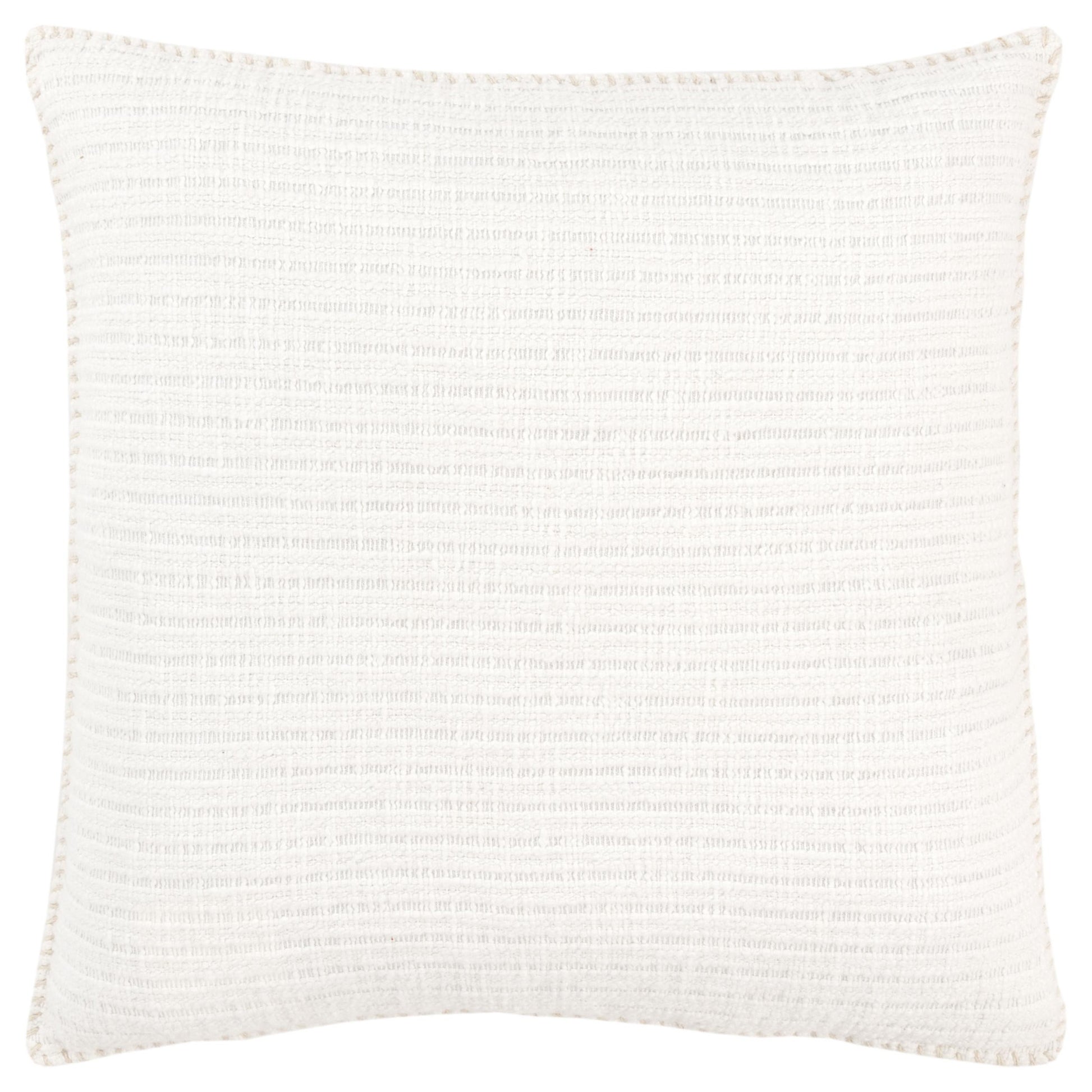 MANHATTAN WHITE COTTON PILLOW - Varnish & Vibe