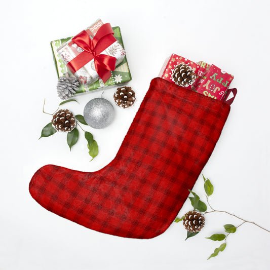 Red Tartan Christmas Stockings