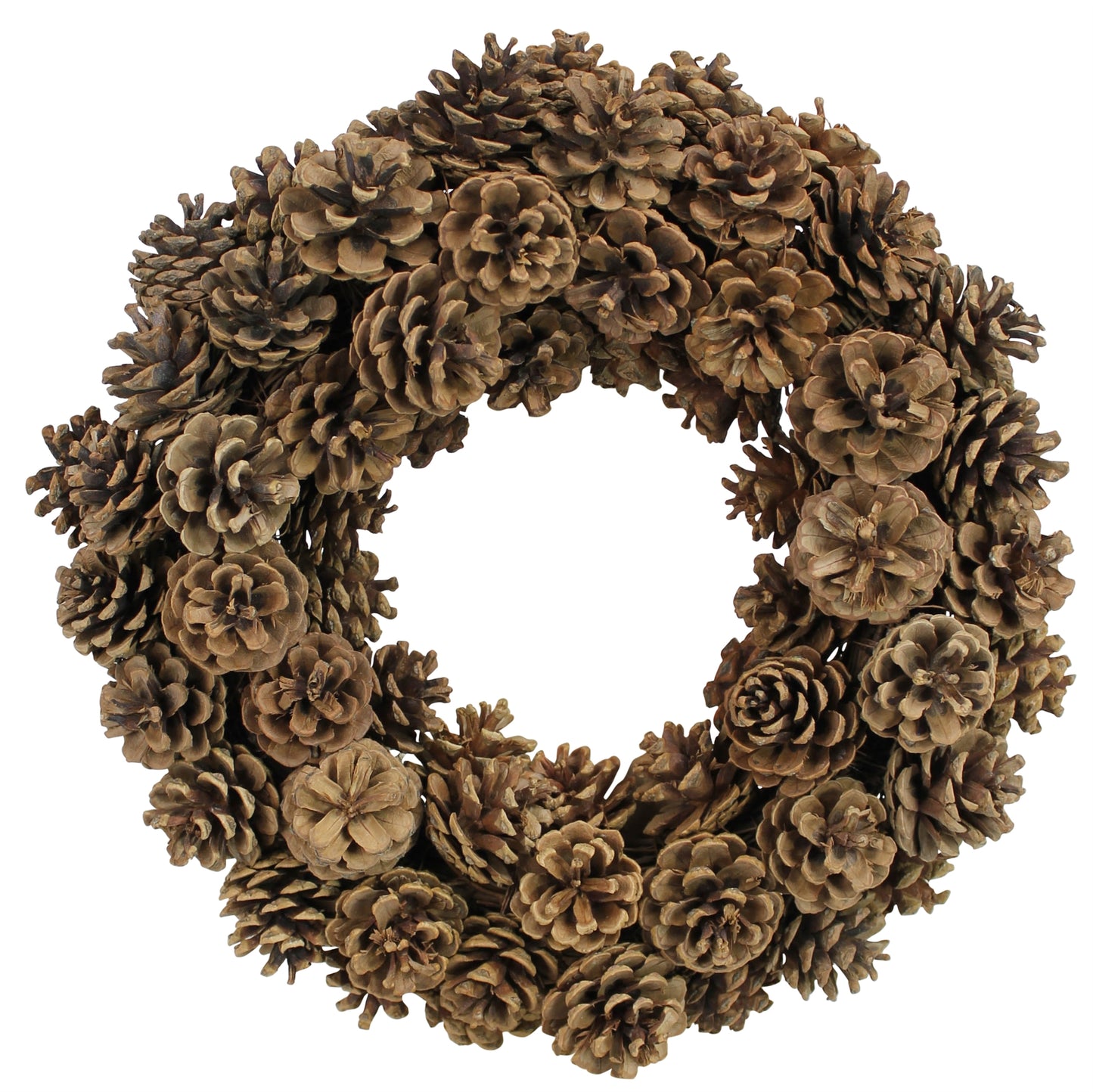 Pine Cone Wreath 15.75" - Varnish & Vibe