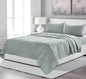 FOUR PIECE BLUE LINEN SHEET SET - Varnish & Vibe