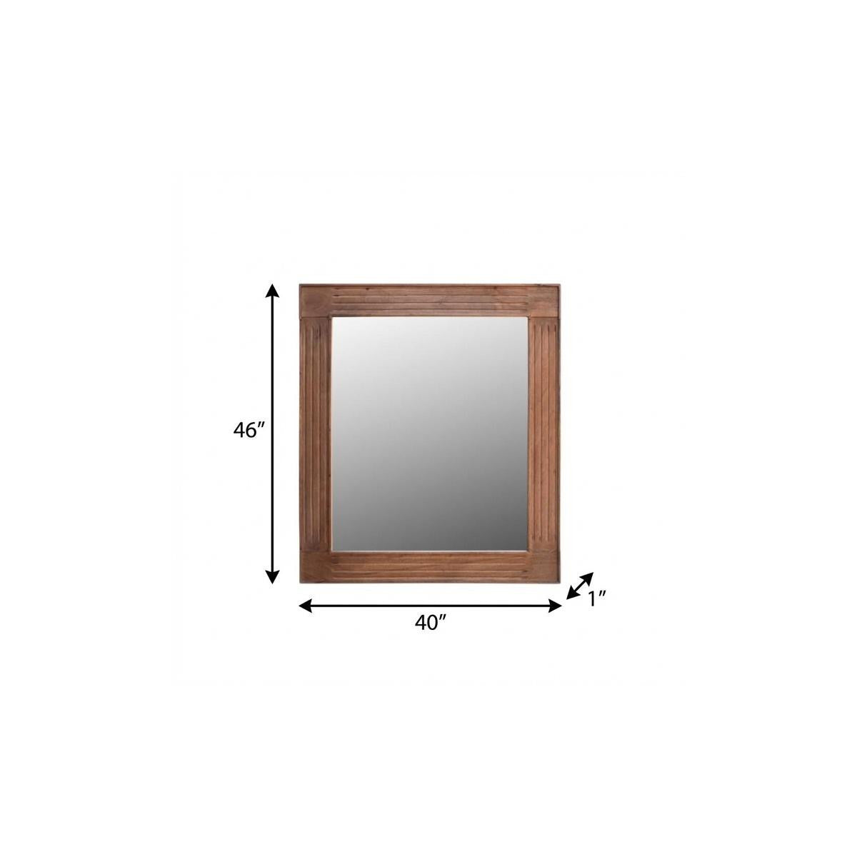 brown dresser solid wood mirror, dresser solid wood mirror, solid wood mirror, 46" brown dresser solid wood, 46" brown dresser solid