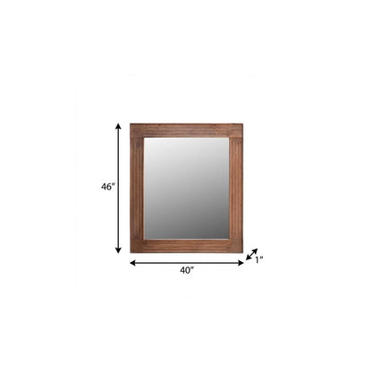 brown dresser solid wood mirror, dresser solid wood mirror, solid wood mirror, 46" brown dresser solid wood, 46" brown dresser solid