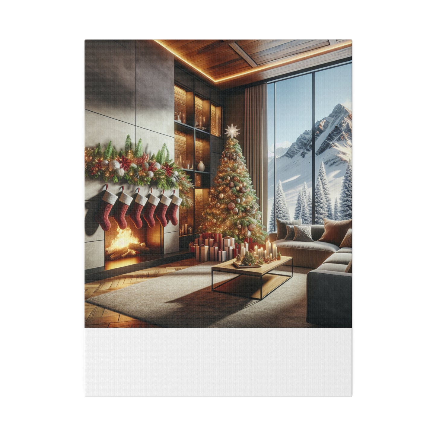 Christmas Matte Canvas, Stretched, 0.75"