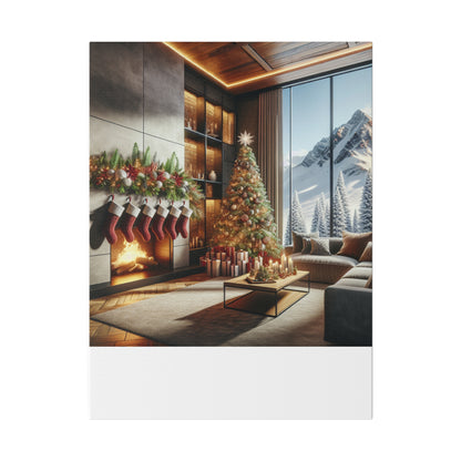 Christmas Matte Canvas, Stretched, 0.75"