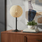 MALIBU 24" ANTIQUED BRONZE METAL CANDLESTICK TABLE LAMP WITH OFF WHITE GLOBE SHADE - Varnish & Vibe