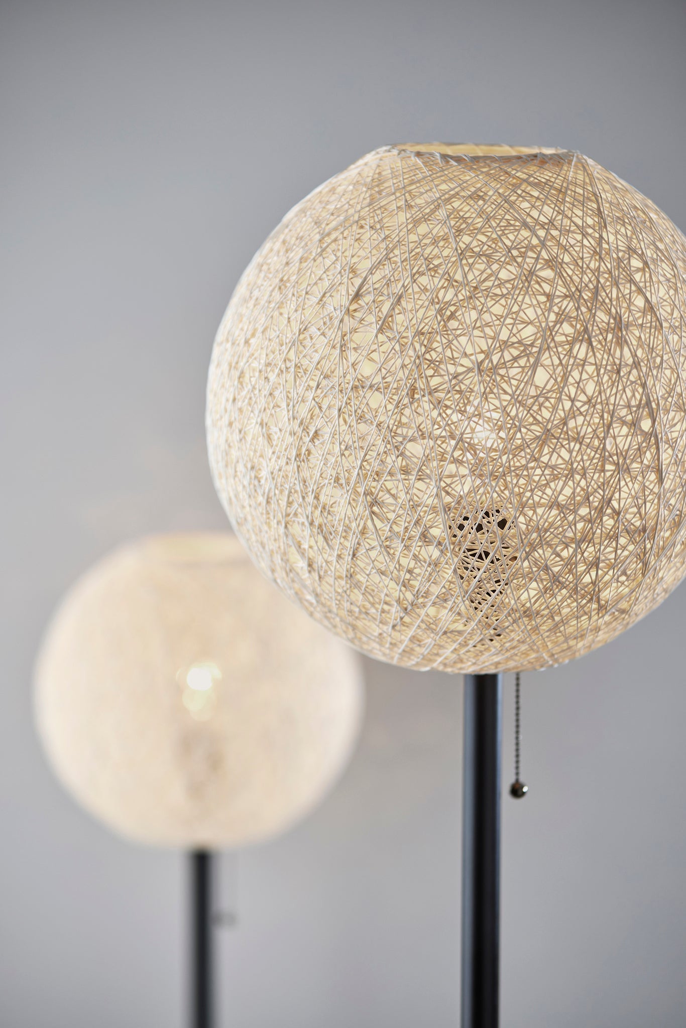 MALIBU 24" ANTIQUED BRONZE METAL CANDLESTICK TABLE LAMP WITH OFF WHITE GLOBE SHADE - Varnish & Vibe